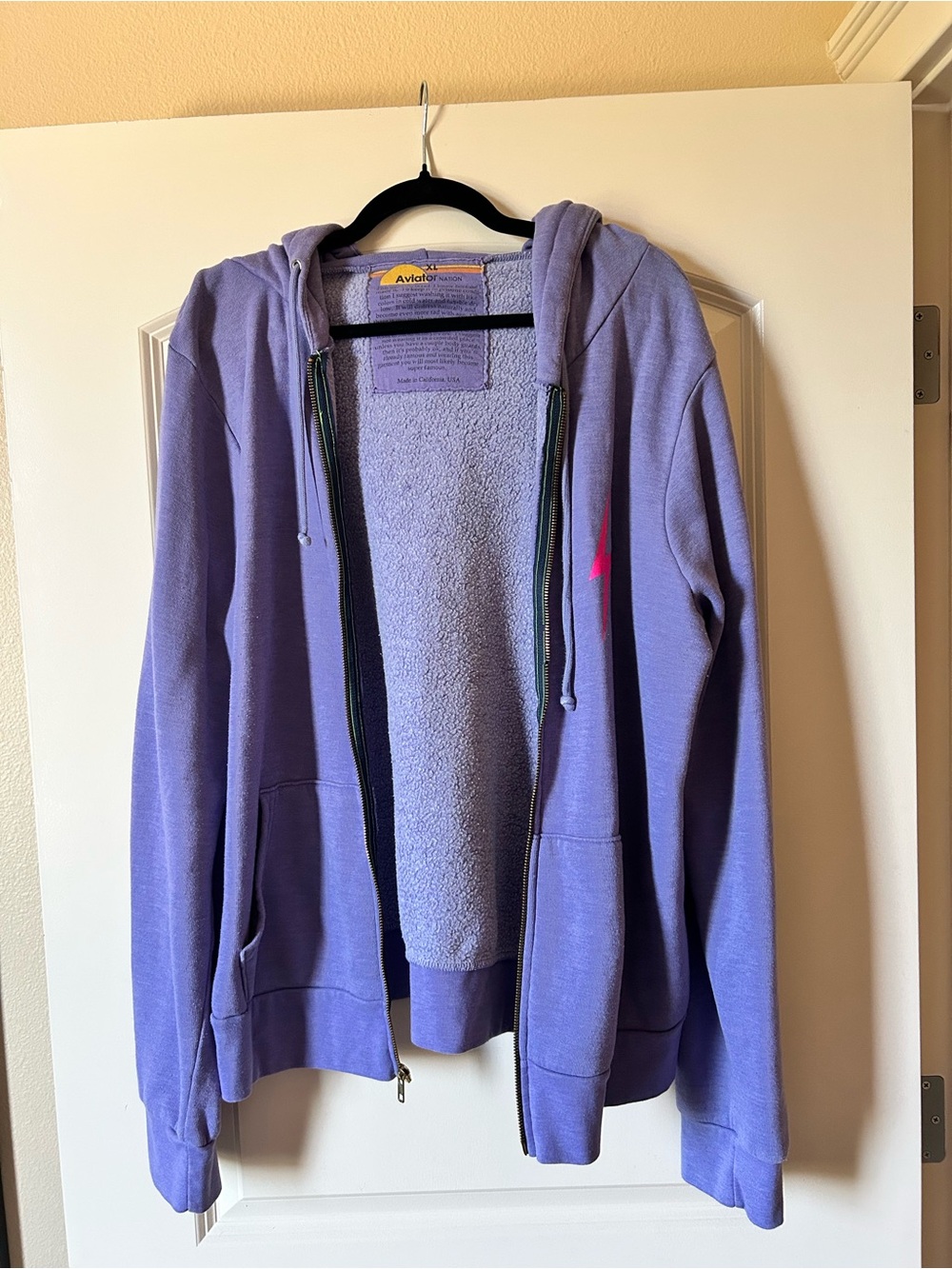 Aviator Nation Lavender Hoodie
